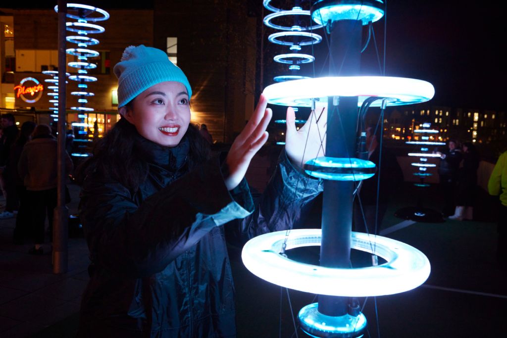 Illumaphonium Installation to Illuminate Night Time Economy in Newry 