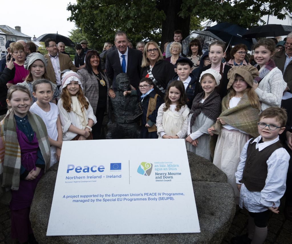 Tom Dunn Statue Unveiling Marks Historic Moment in Rostrevor’s Shared History