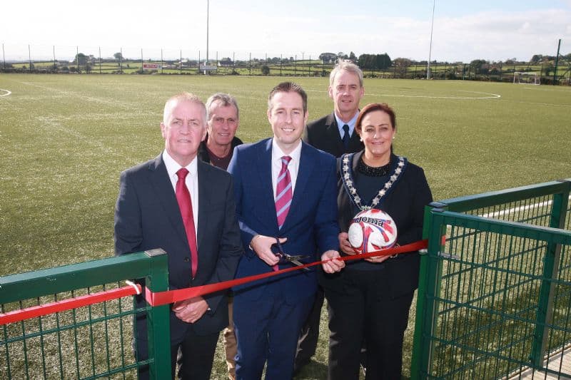 Givan opens new 3G pitch at Ballinran, Kilkeel 