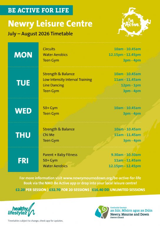 Newry Timetable