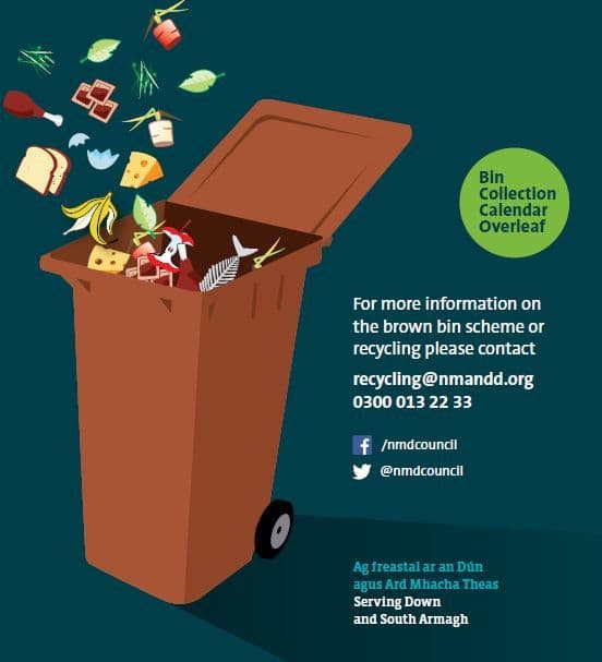 Bin Collection Calendars for Legacy Newry and Mourne District Council and Ballyward Householders