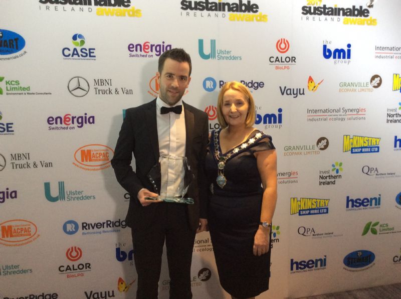 Ciaran Og wins ‘Best Energy Manager’ at the Sustainable Ireland Magazine Awards 2017