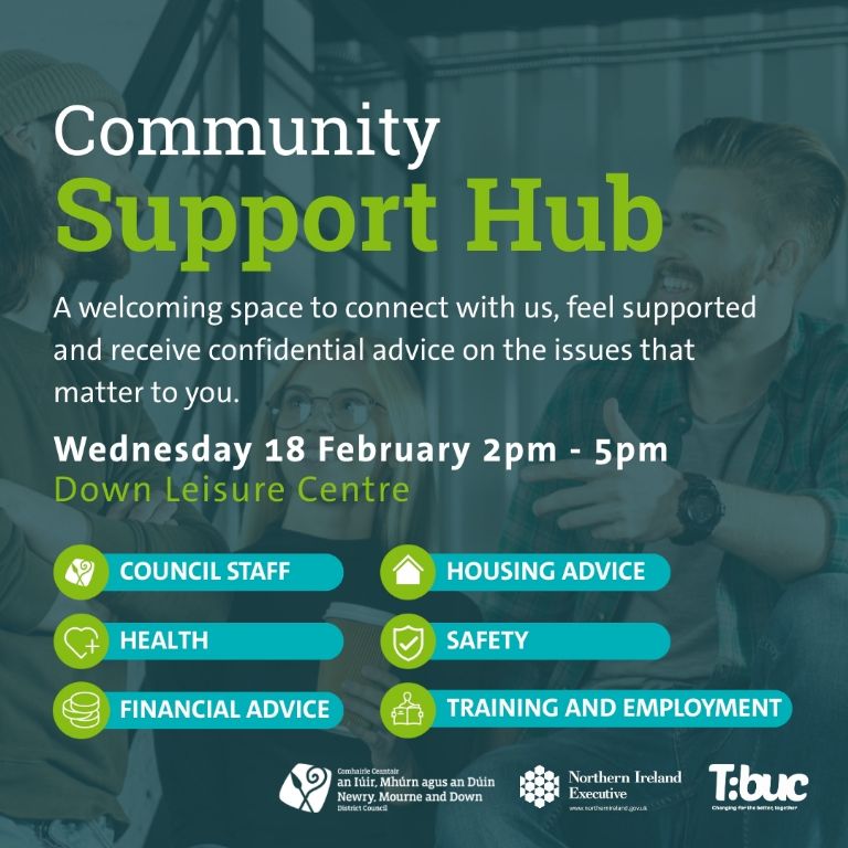 Downpatrick Community Support Hub Event 18 February