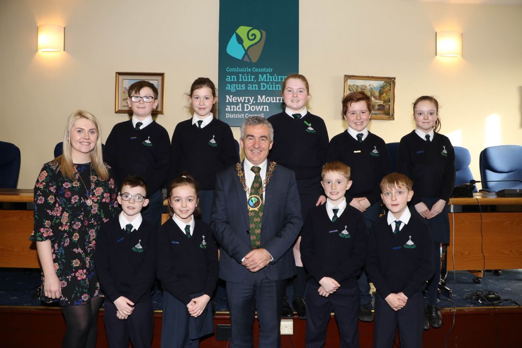 Ballyholland Primary School Visits Council Chamber