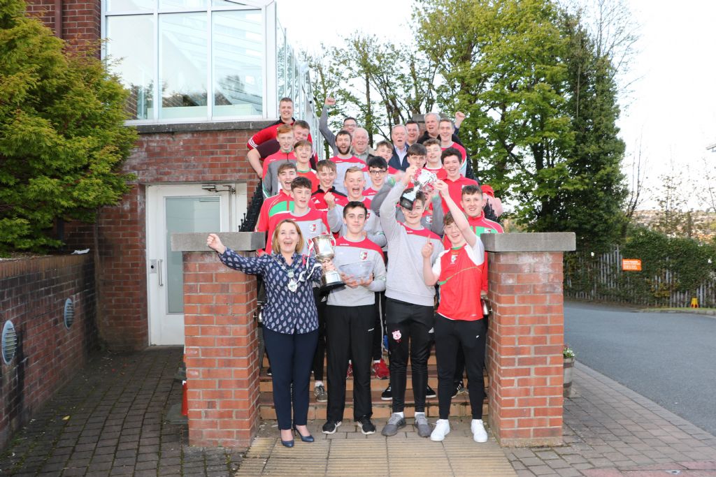 Craobh Rua Celebrates Success of U16 Team