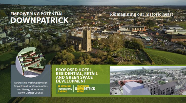 downpatrick regeneration empowering potential city scape photo view