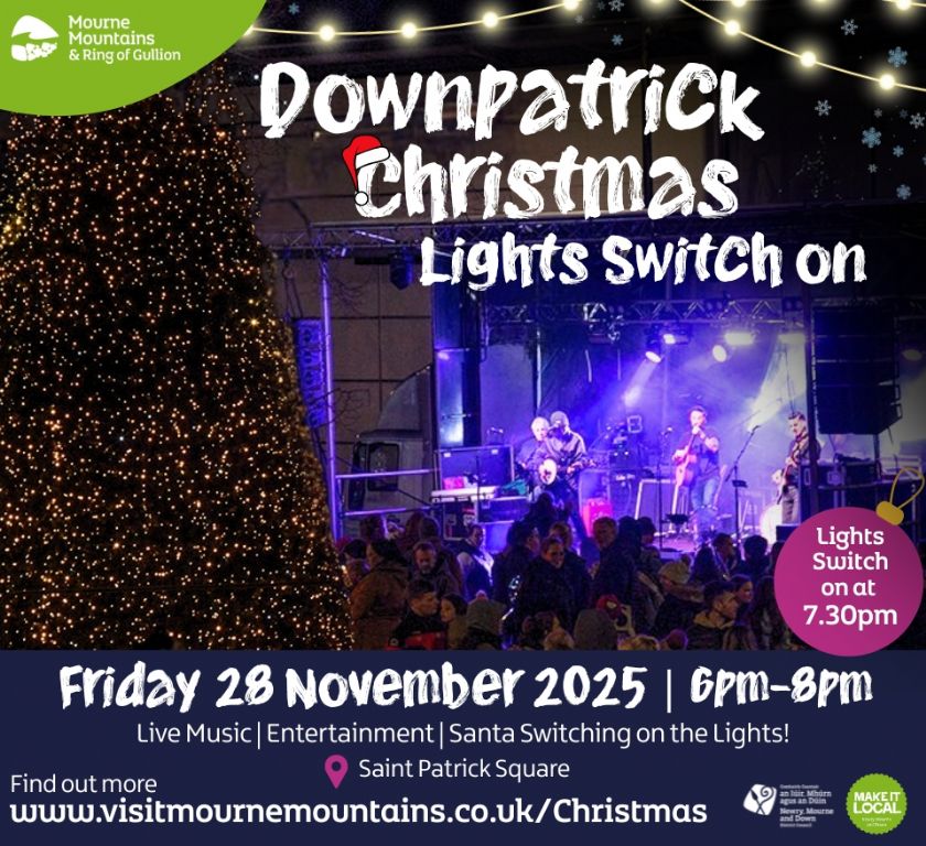 Christmas Lights Switch-On Events Announced for Newry and Downpatrick