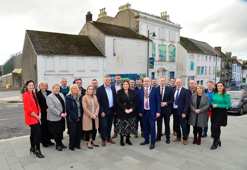 Hargey launches tender process for the re-development of major site in Downpatrick