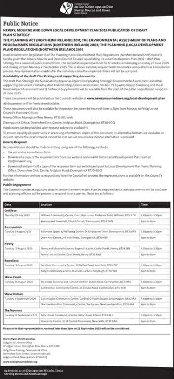 Public Notice Information