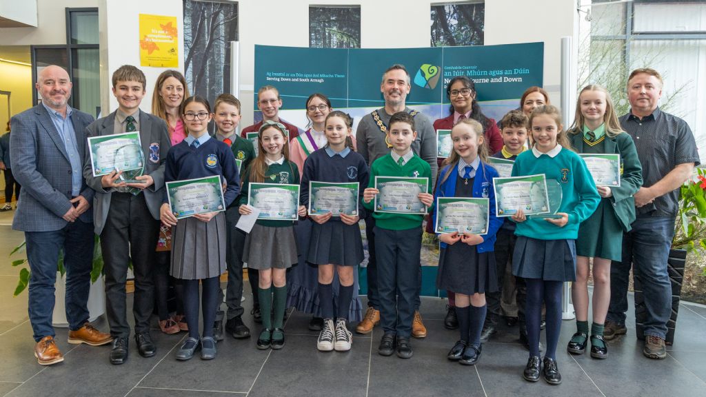 Environmental Youth Speak Competition Group Photo of Winners