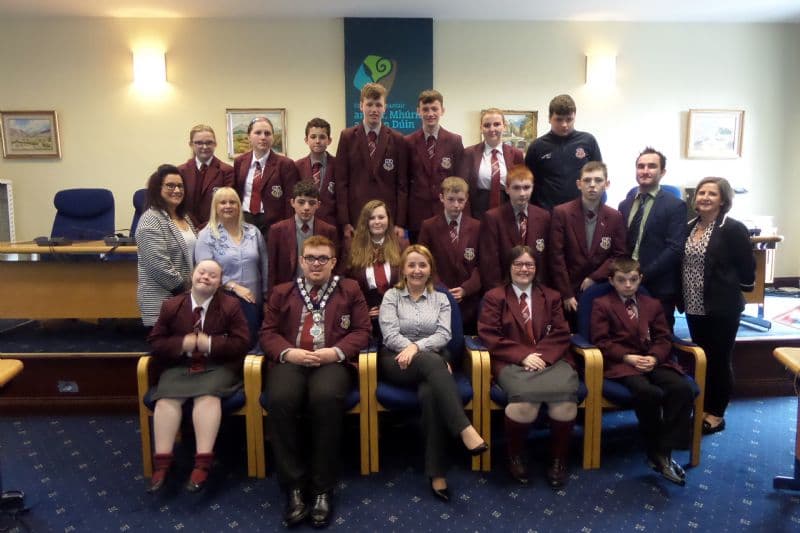 Chairperson Hosts Students from St Paul’s High School, Bessbrook