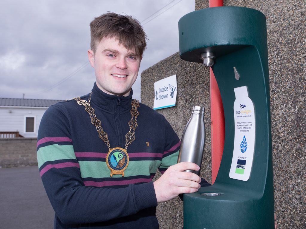 new drinking water fountain launched at cranfield beach