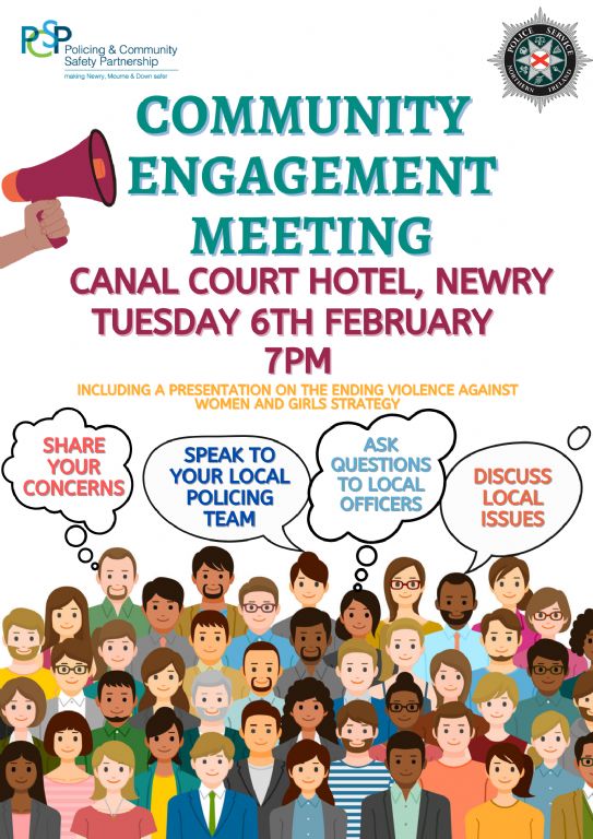 PCSP and PSNI Host Community Engagement Meeting in Newry