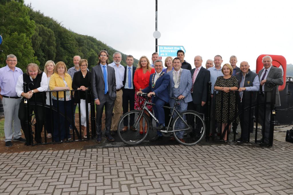 photo 1 official opening carlingfor   lough greenway - newry to victoria lock