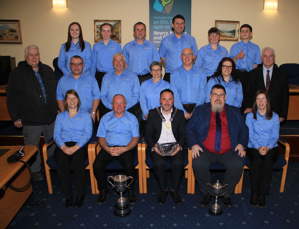 Orangefield Flute Band Honoured at Civic Reception by Newry, Mourne and Down District Council