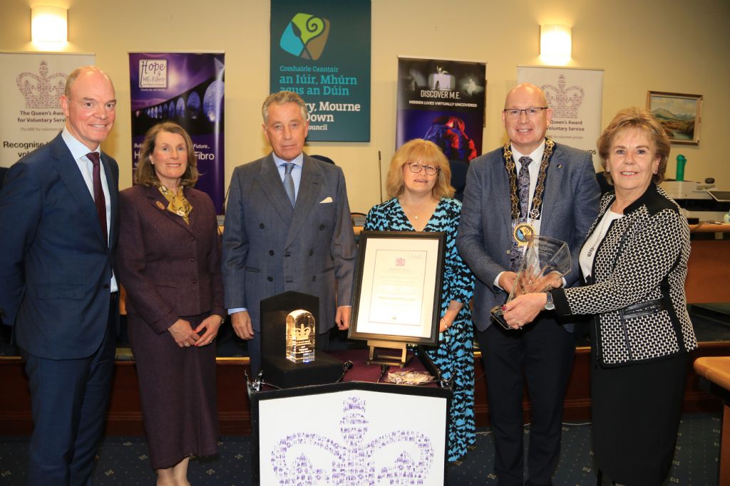 Hope 4 ME and Fibro NI Queen’s Award for Voluntary Service Marked by Council
