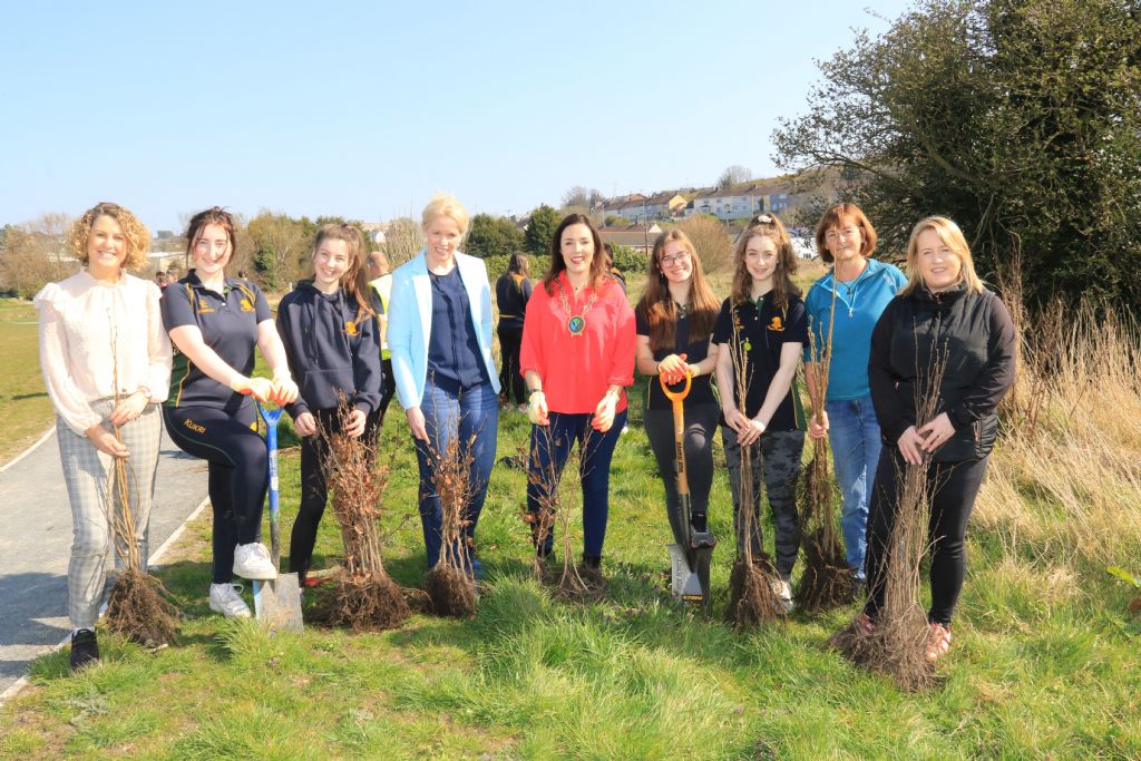 Local Schools Plant Trees for our Future in Dunleath Playing Fields