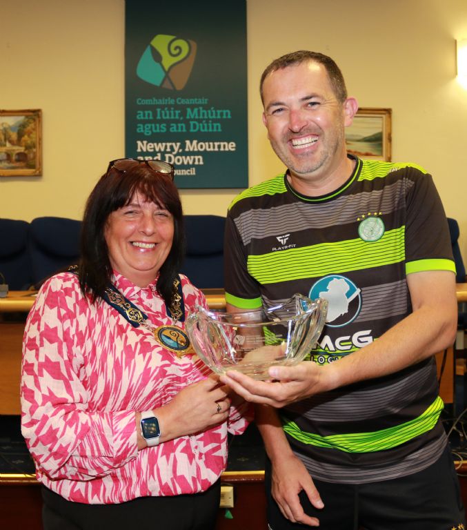 Cleary Celtic Football Club Honoured by Council Chairperson