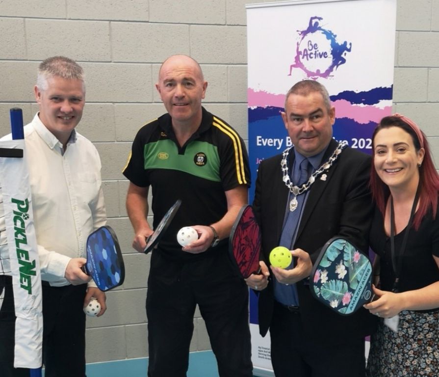‘Be Active’ Campaign Brings Pickleball to Down Leisure Centre