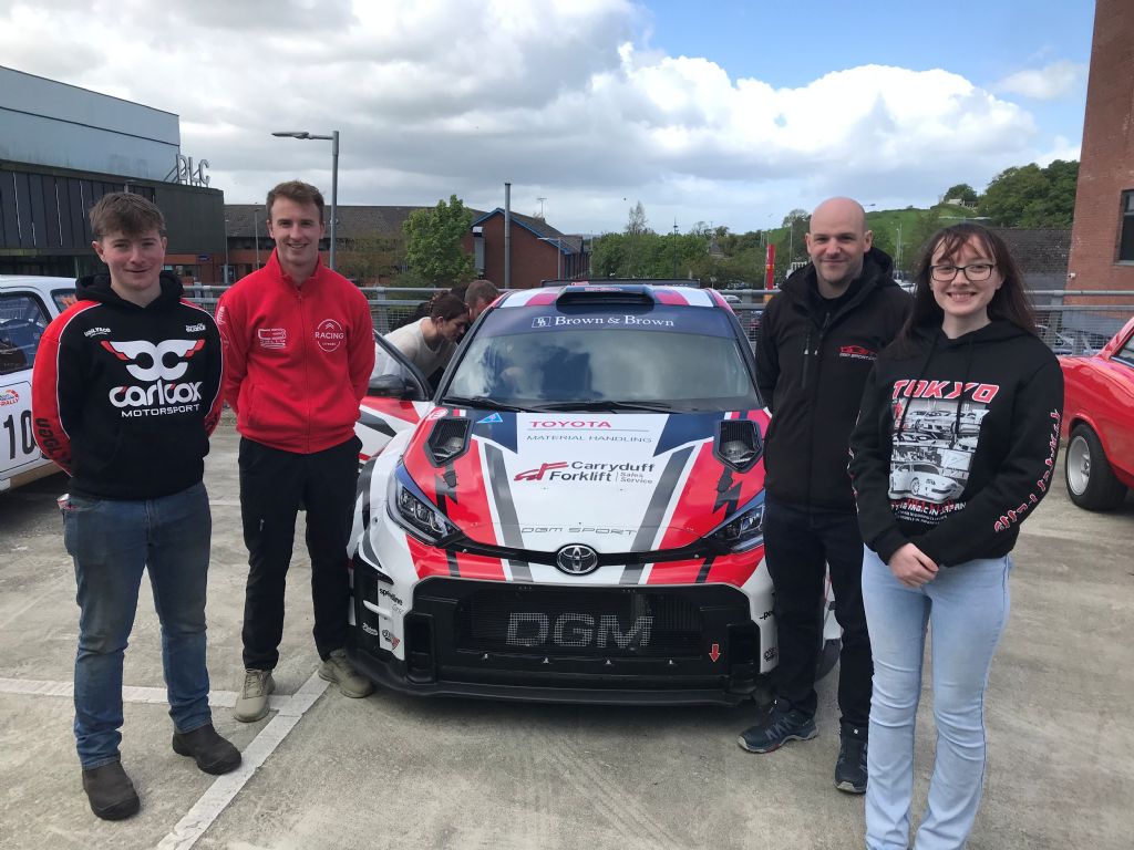 Motor Vehicle Students Learn From the Best Ahead of Rallye Lecale