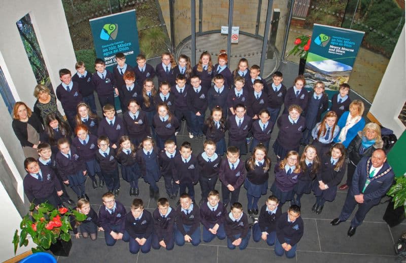 Chairperson Hosts Visit of St. Dallan’s Primary School, Warrenpoint to Downpatrick