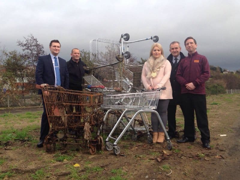 Removal of 200 Shopping Trolleys from Clanrye Riverbed