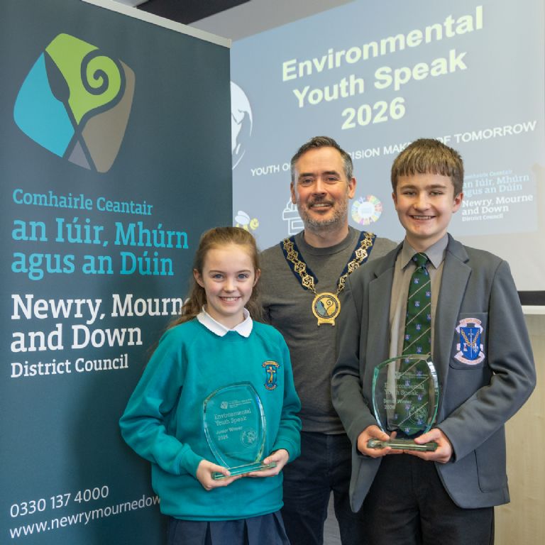 Junior and Senior Winners with Chairperson